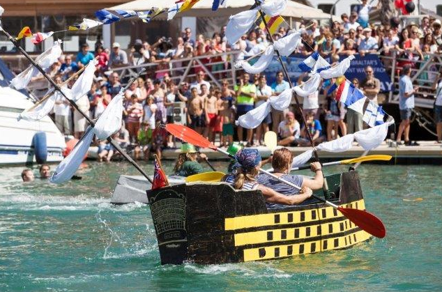 cardboard boat race 