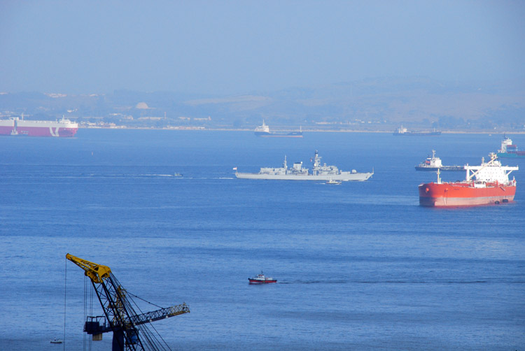 HMS Westminster in Gibraltar