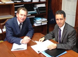 May 18 Deputy Chief Minister Meets with Sir Graham Watson