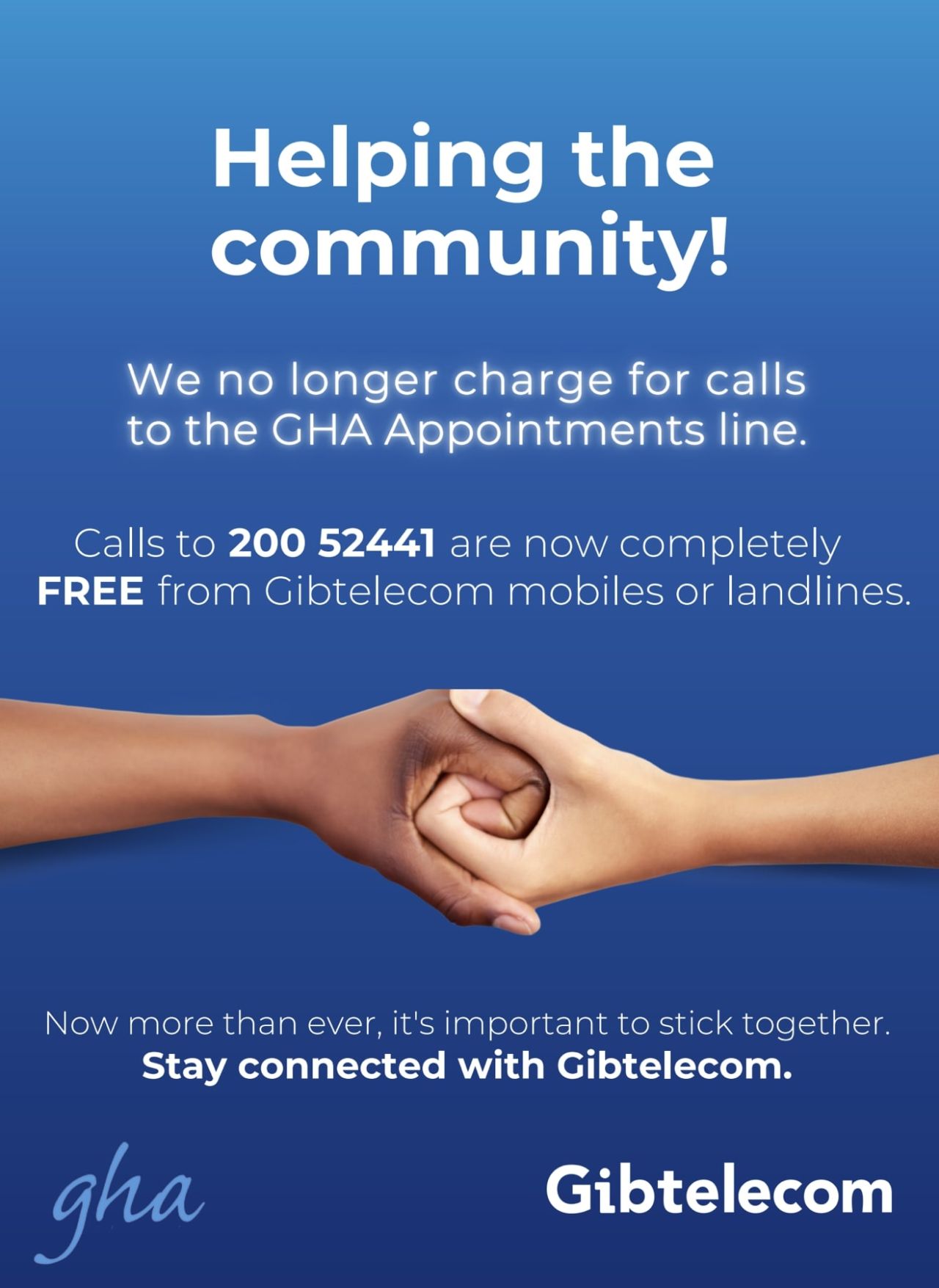 Calls To GHA Appointment Line Now Free Of Charge