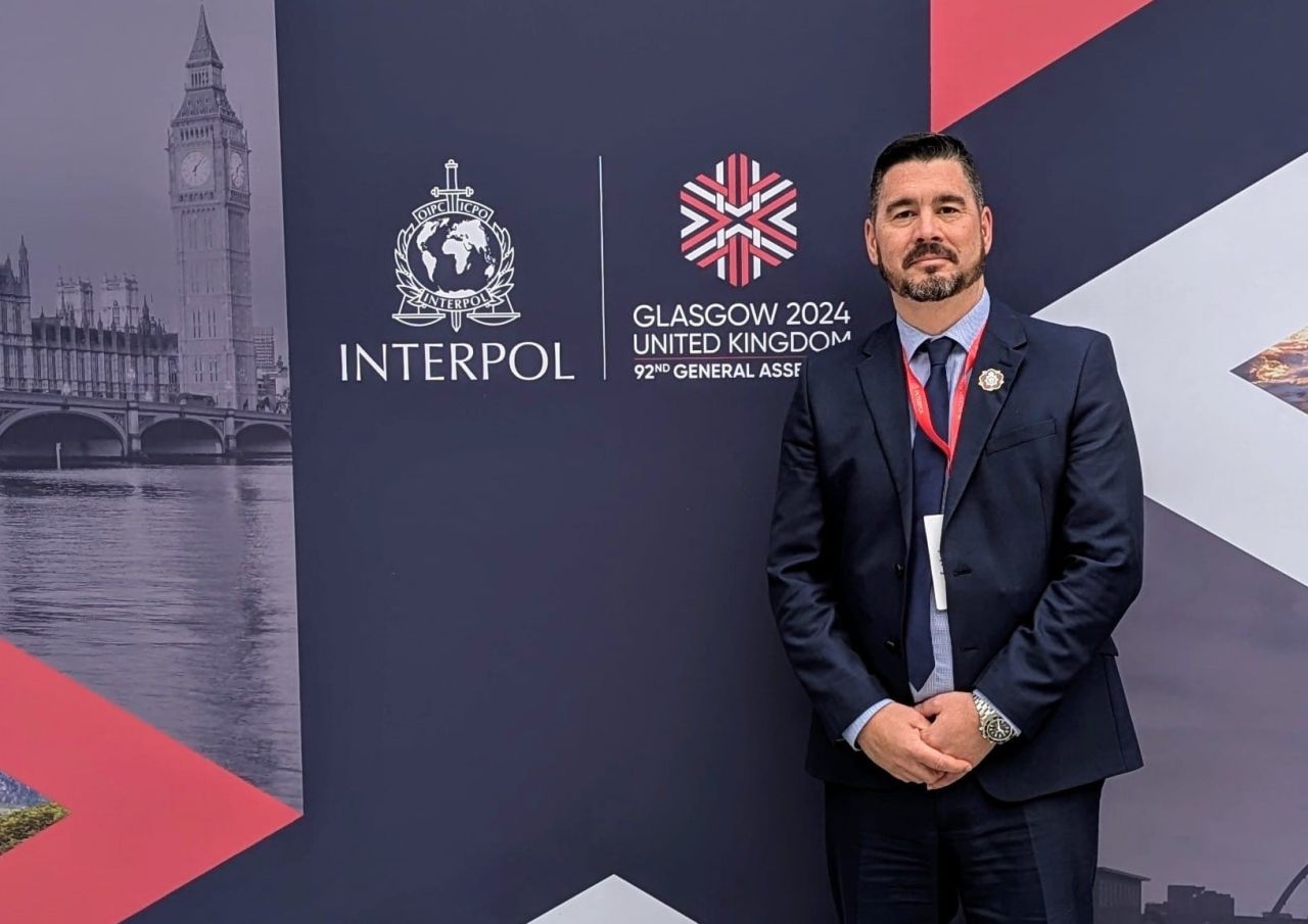 RGP Officer At Interpol Conference