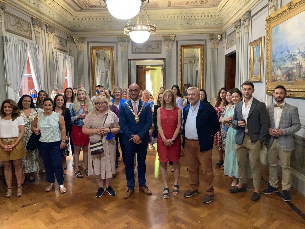 Mayor Holds Reception For Gibraltar Netball Association