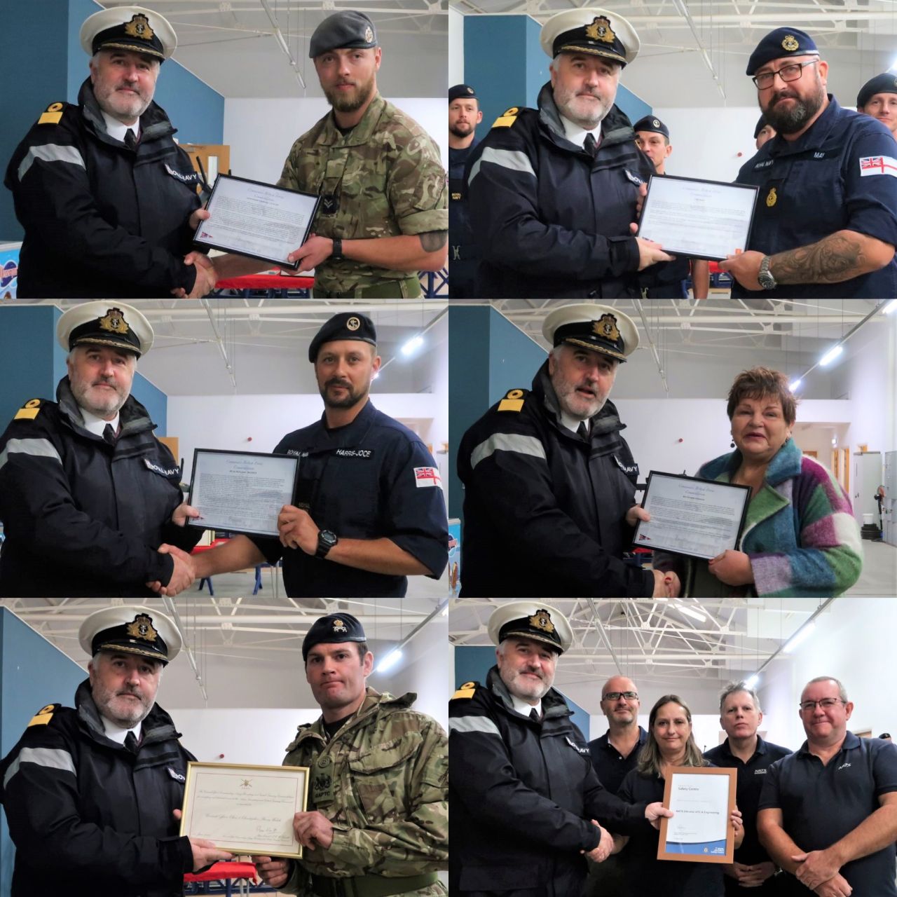 British Forces Personnel Receive Commendations From CBF
