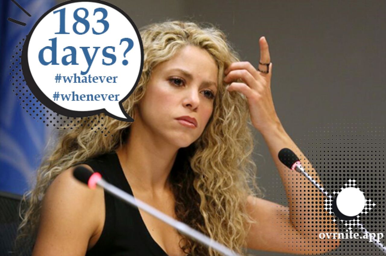 Shakira’s 183 Days Of Tax Residence