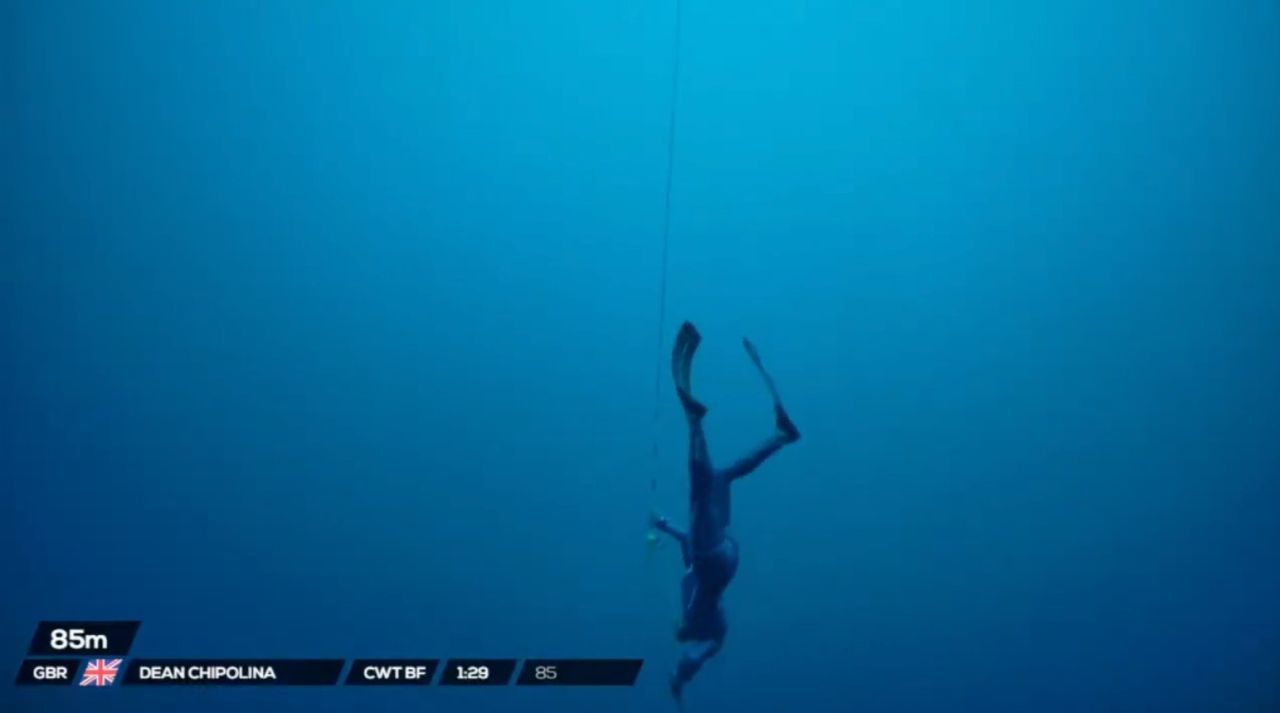 Government Sends Congratulations to Dean Chipolina on his New Freediving Record for Team GB