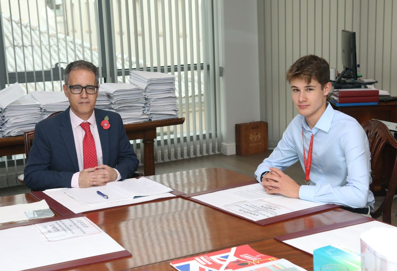 Oliver Whitmore To Represent Gibraltar At UK Youth Parliament