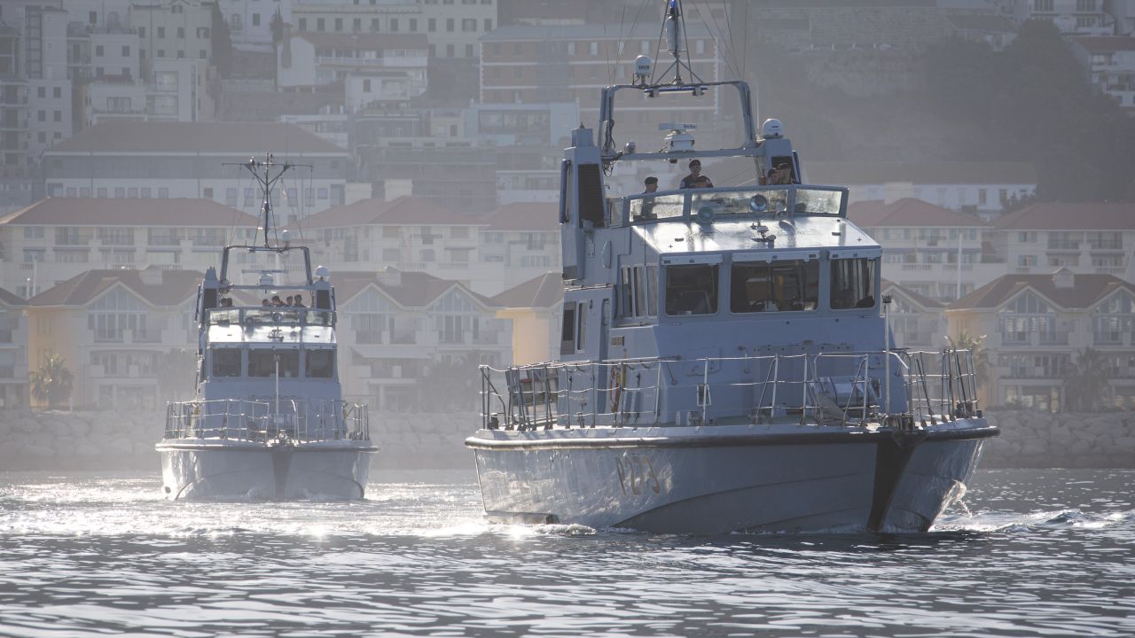 Gibraltar Squadron Bids Farewell To HMS Dasher And HMS Pursuer