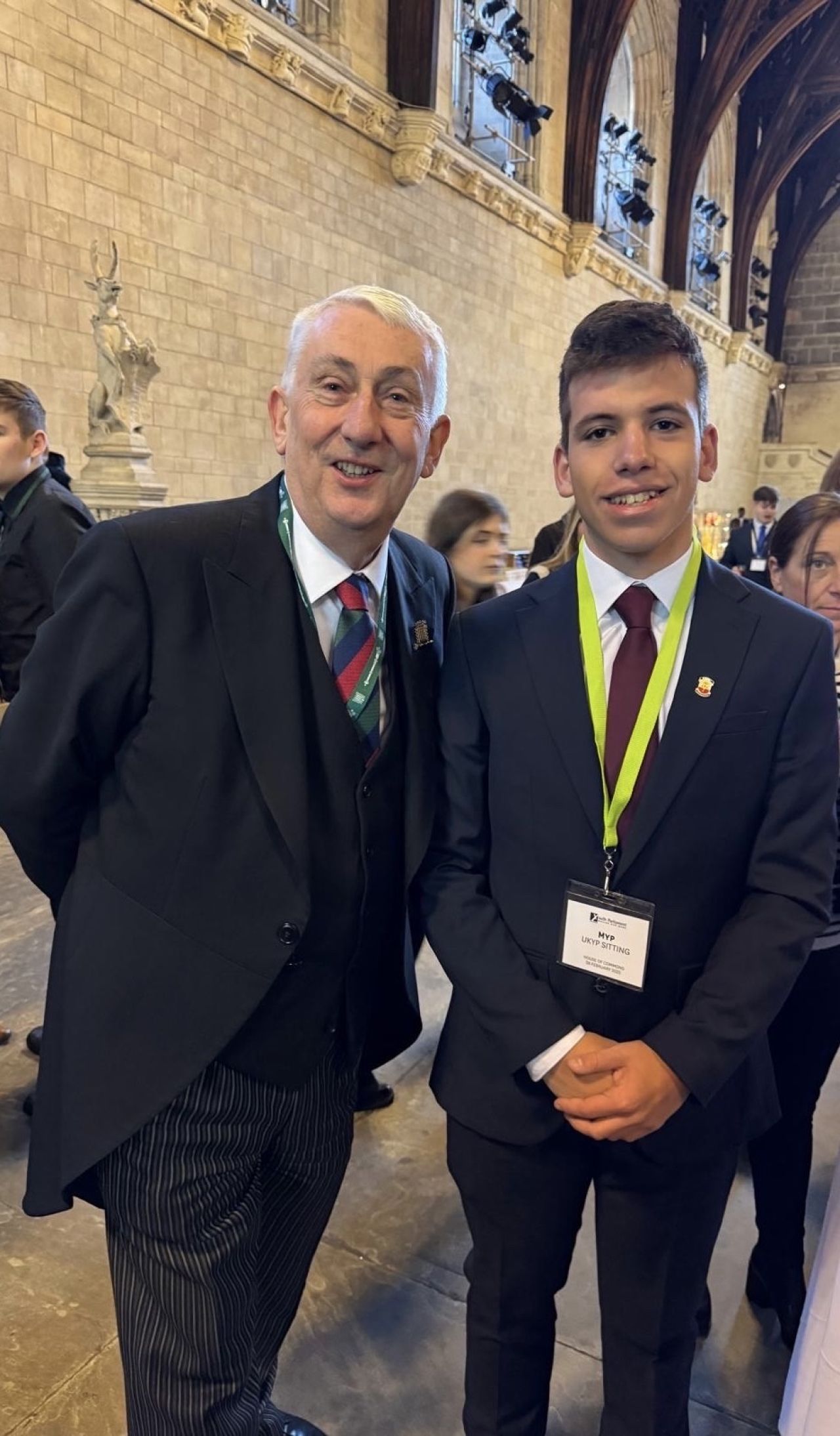 James Vinet Addresses UK Youth Parliament in the House of Commons 