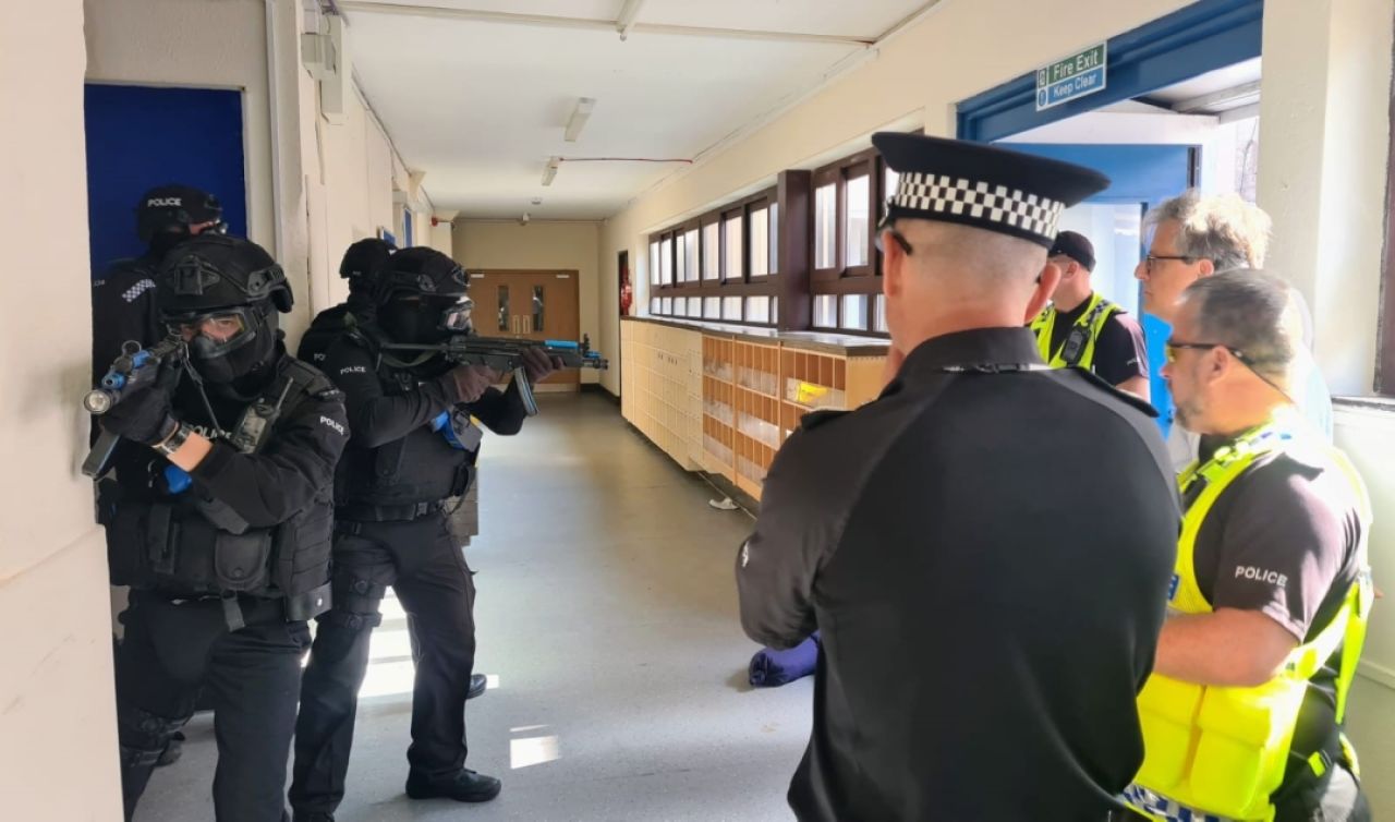 Minister Observes RGP Firearms Training