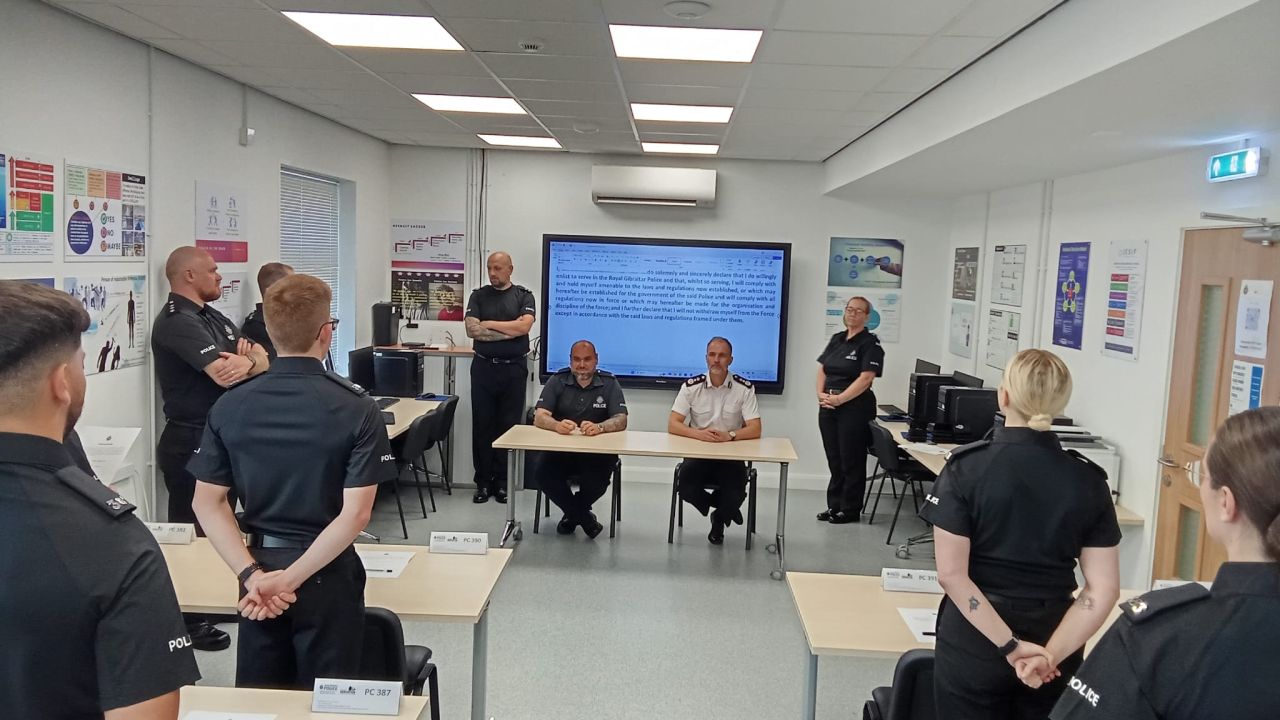 Declaration Of Enlistment By Royal Gibraltar Police Recruits