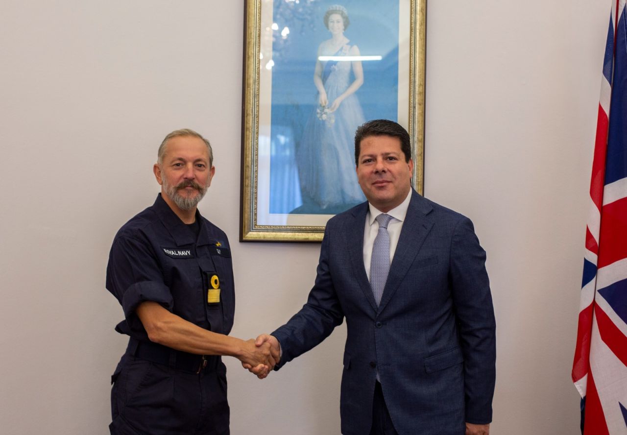 Chief Minister Meets New Commander Of British Forces Gibraltar