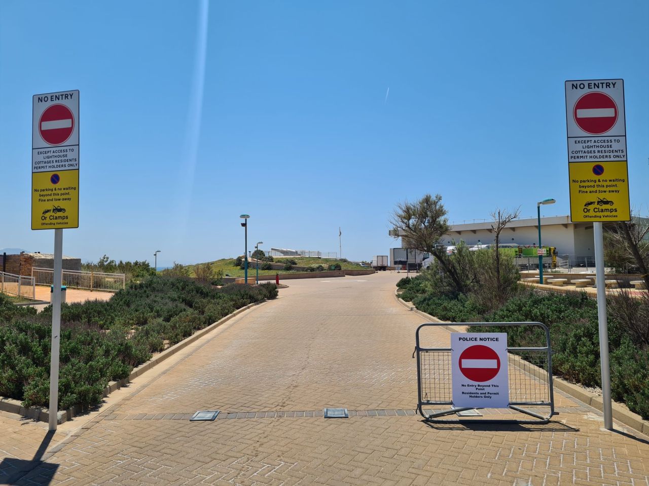 Parking Enforcement at Europa Point Stadium