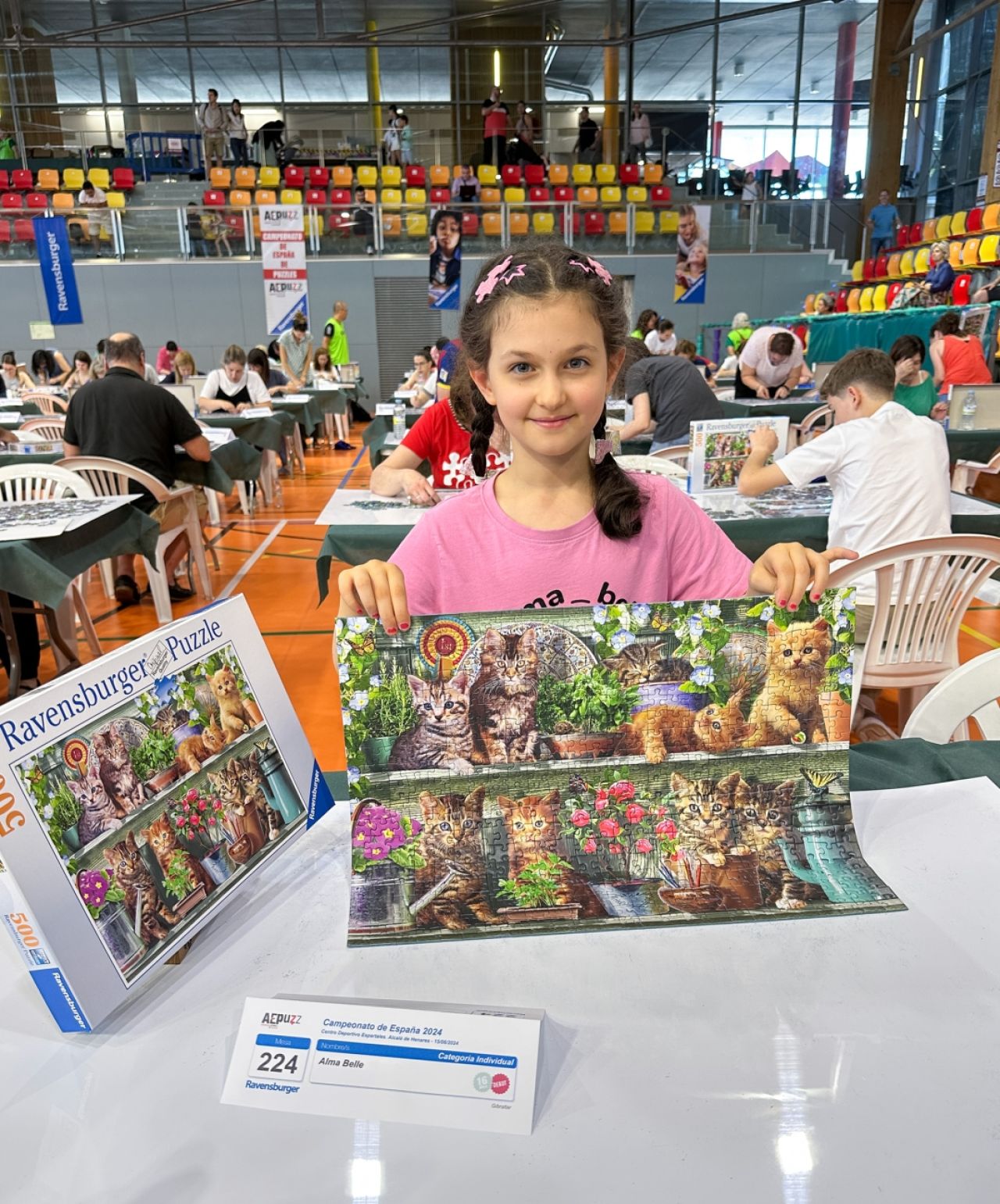 Gibraltarian Alma Belle Wins Children B Category At Spanish National Puzzle Championship