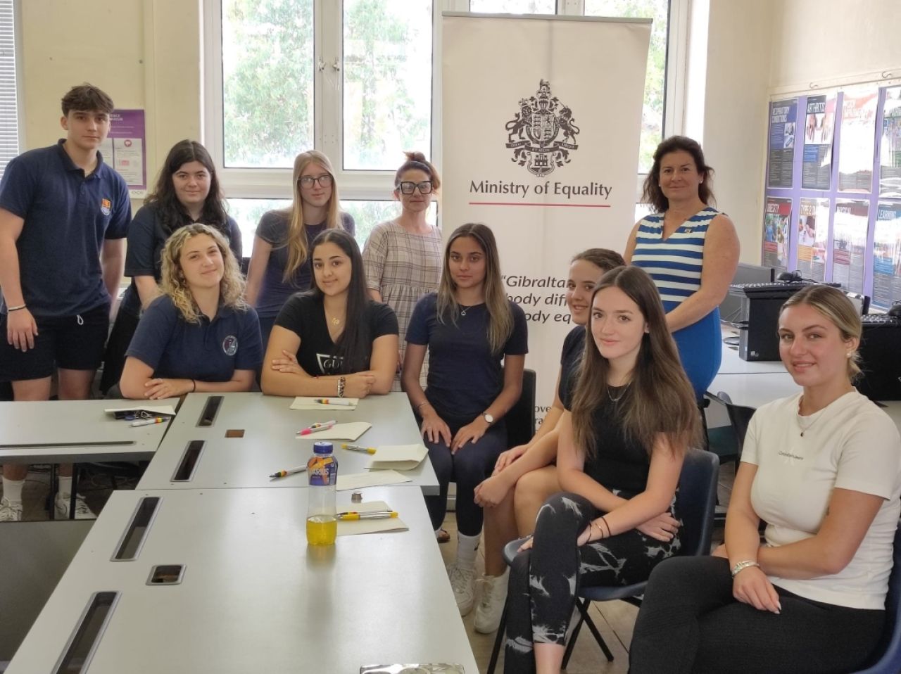Ministry of Equality Delivers Presentations at the Gibraltar College