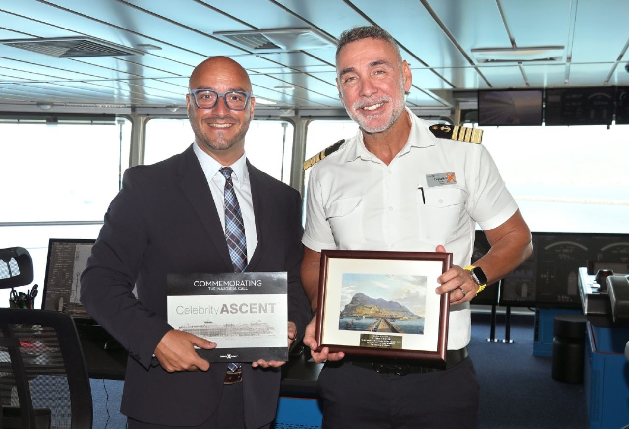 Minister Santos welcomes inaugural cruise call by Celebrity Ascent