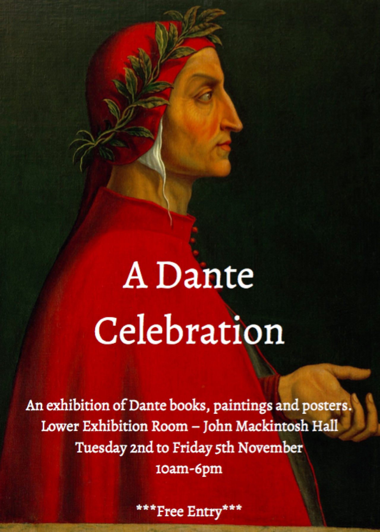 A Dante Celebration - Exhibition Opens Tomorrow