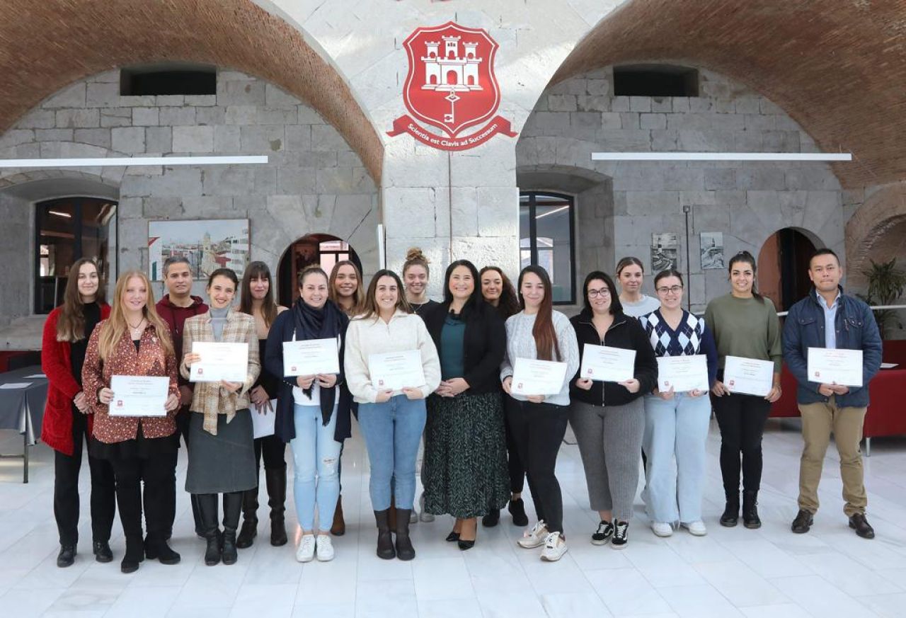 Second Year Adult Nursing Students Receive the Gibraltar Florence Nightingale Medal