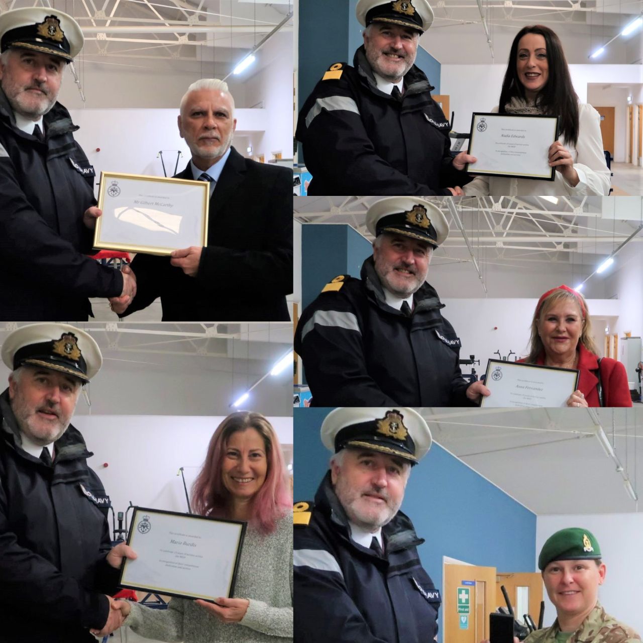 British Forces Personnel Receive Long Service Awards