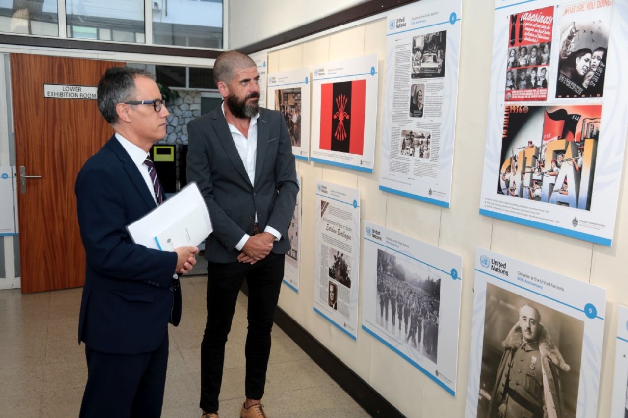 60th  Anniversary of Gibraltar at the United Nations Exhibition Opened Today