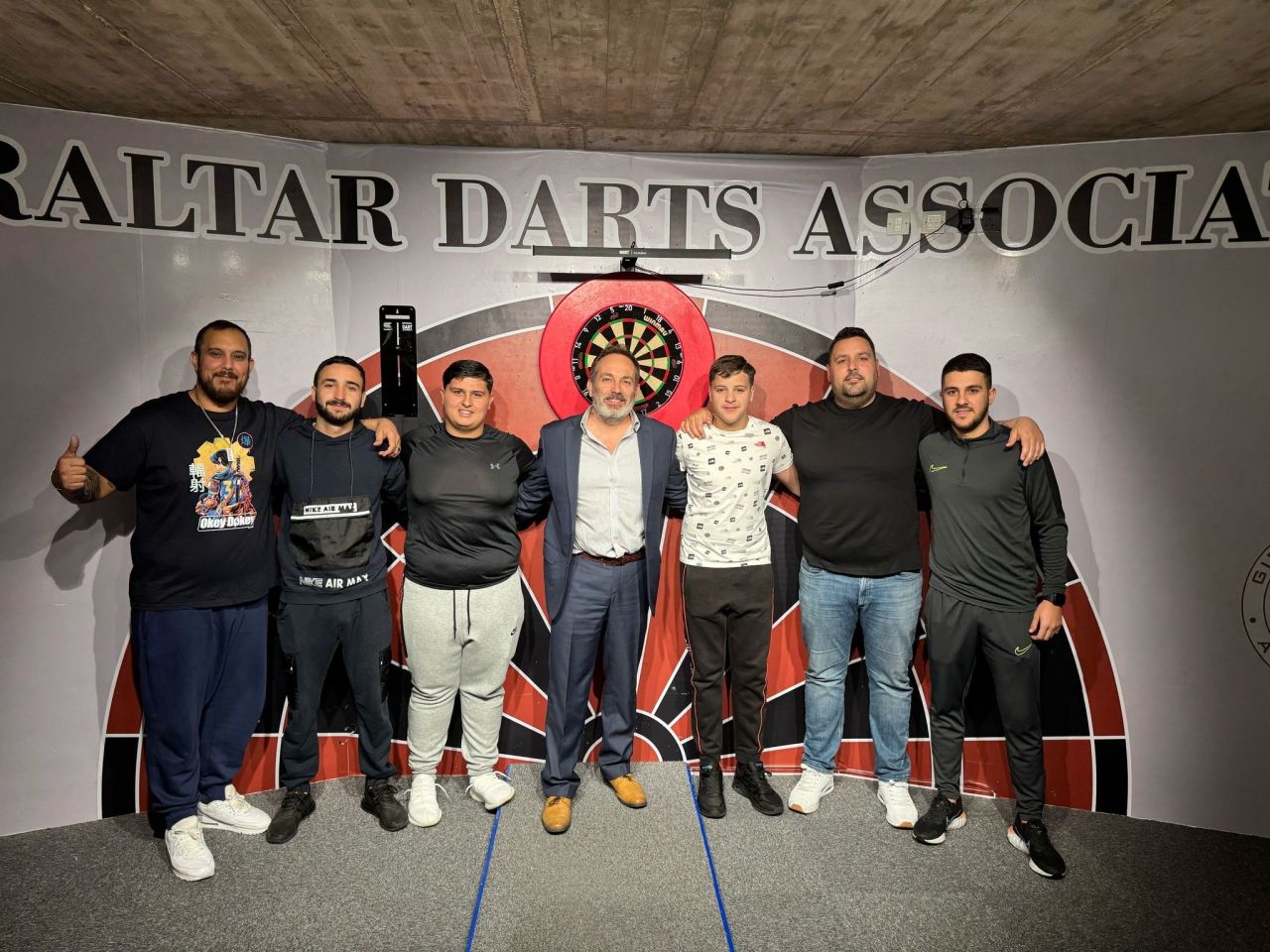 Minister Bruzon Visits Gibraltar Darts Association