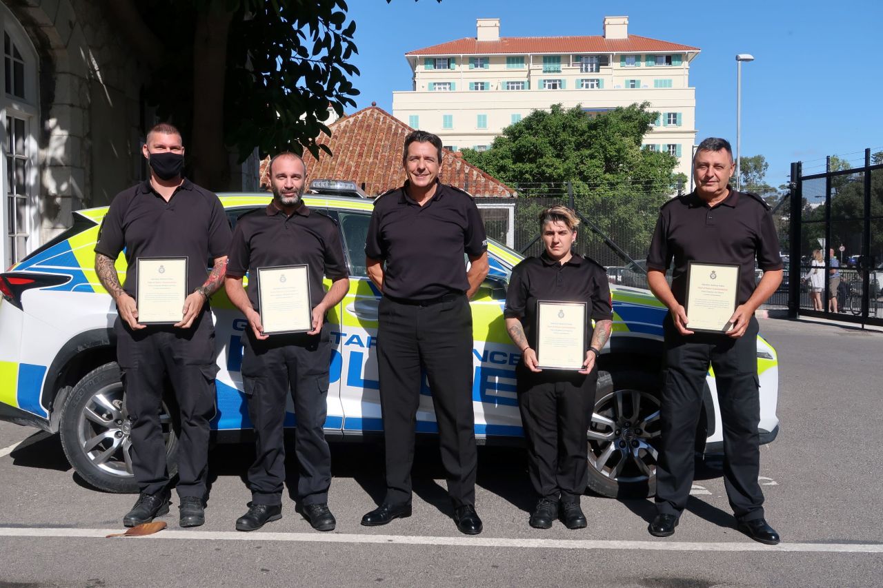 Gibraltar Defence Police Commendations