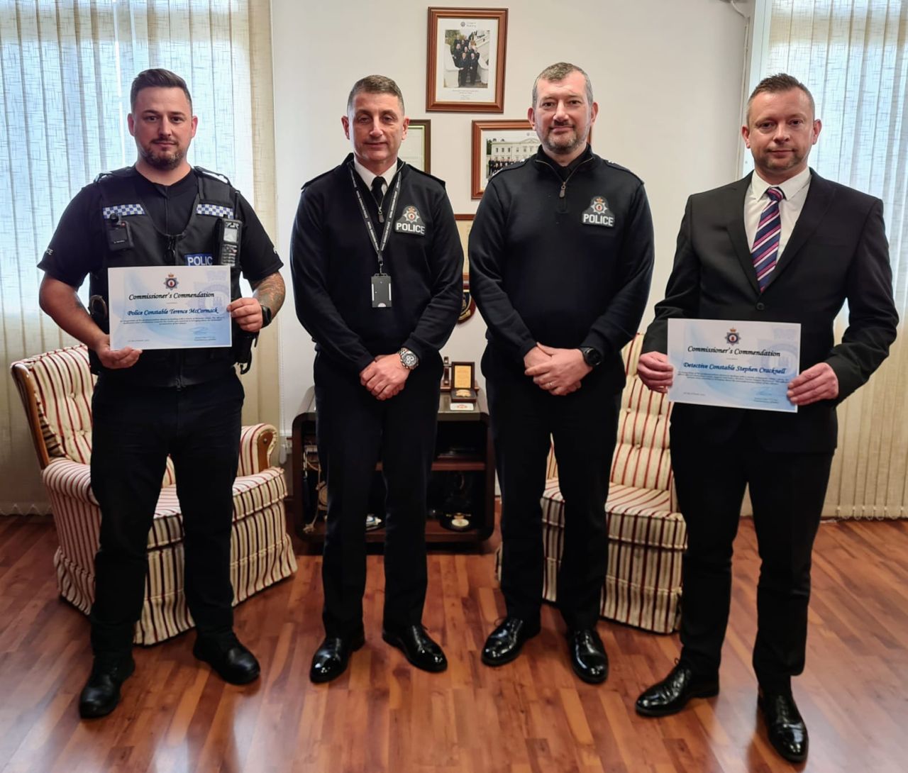 Officers Receive Commendations