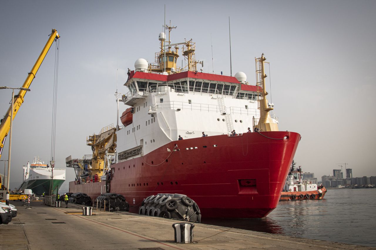 HMS Protector Arrives In Gibraltar