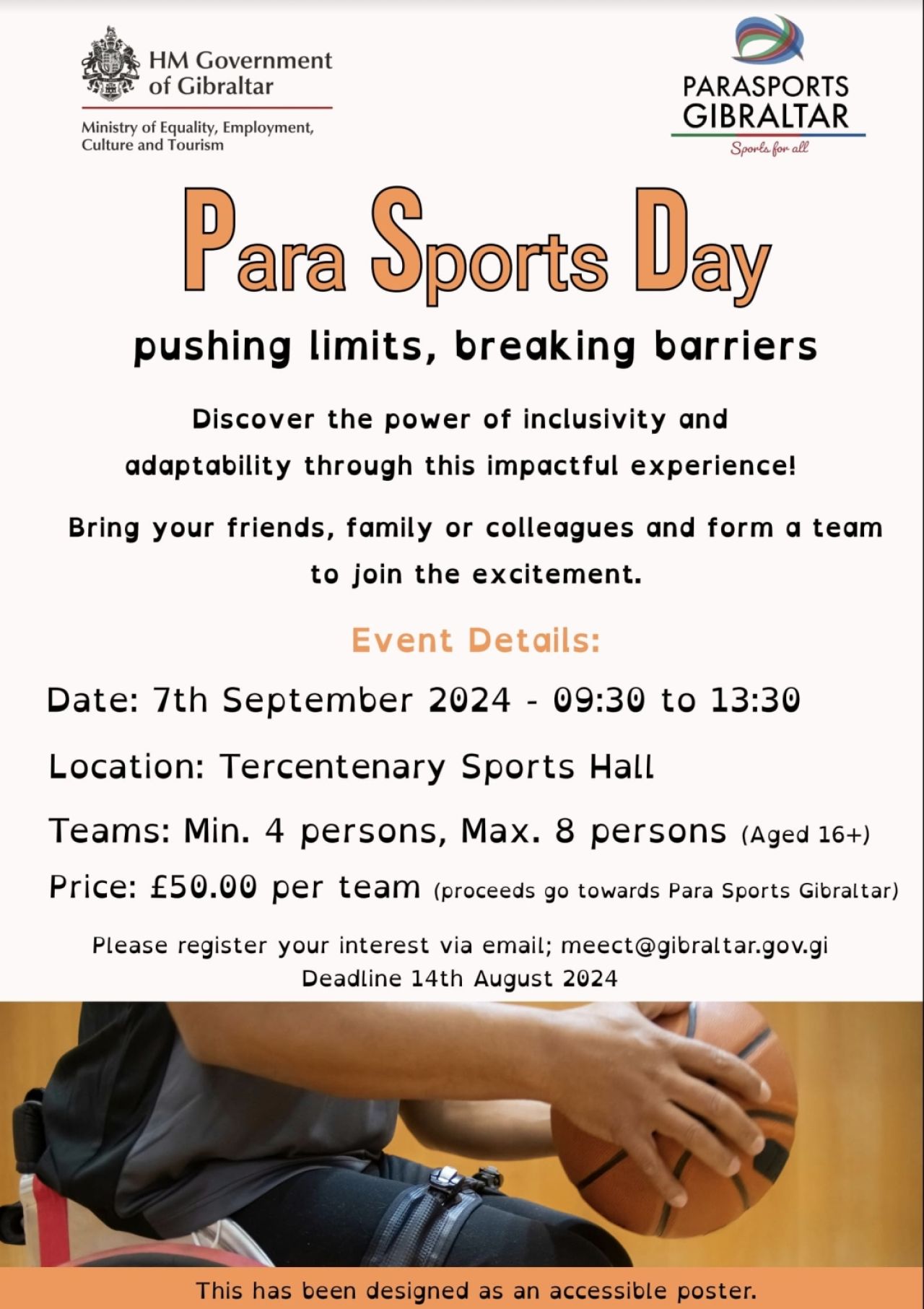 Ministry Of Equality To Hold Para Sports Day