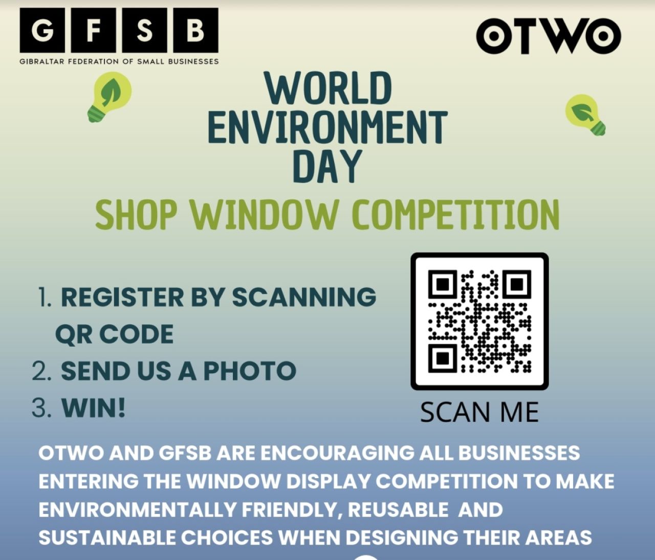 Celebrating World Environment Day: OTWO Magazine And GFSB Launch Shop Window Competition In Gibraltar