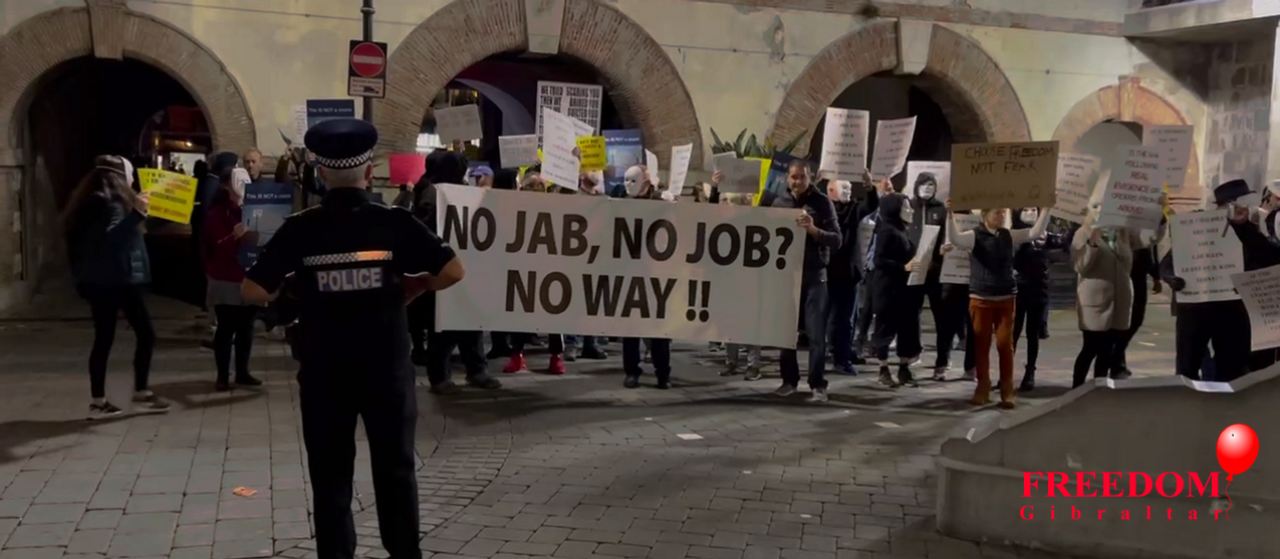 Freedom Gibraltar Hold “Anti-Discrimination” March