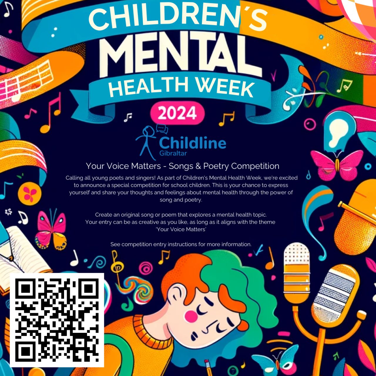 Childline Gibraltar Champions Children's Mental Health Week With "My Voice Matters" Theme