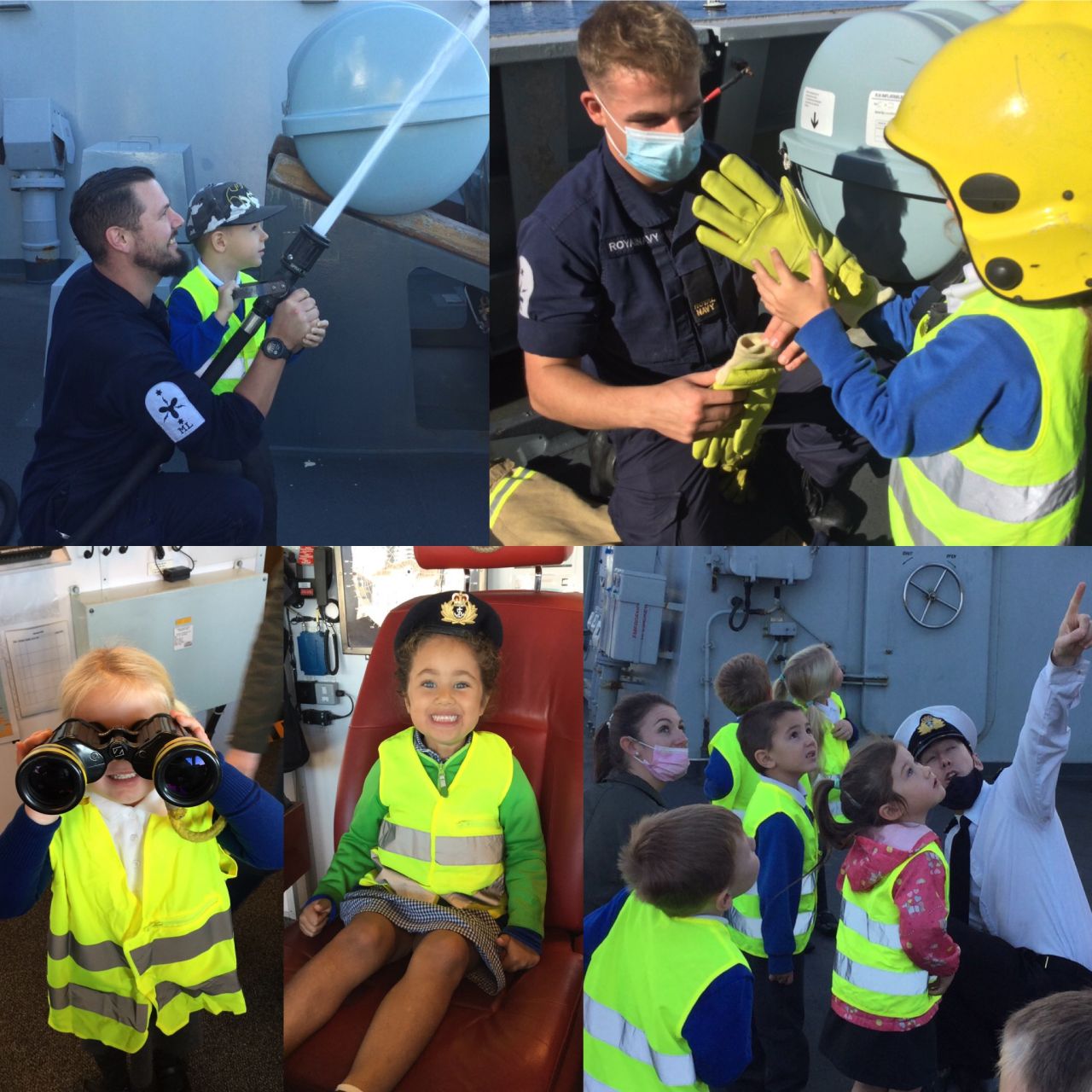 St Christopher’s Pupils Visit HMS Dragon