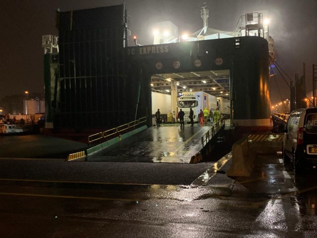 Ferry Carrying Goods Of Animal Origin Arrives From Algeciras