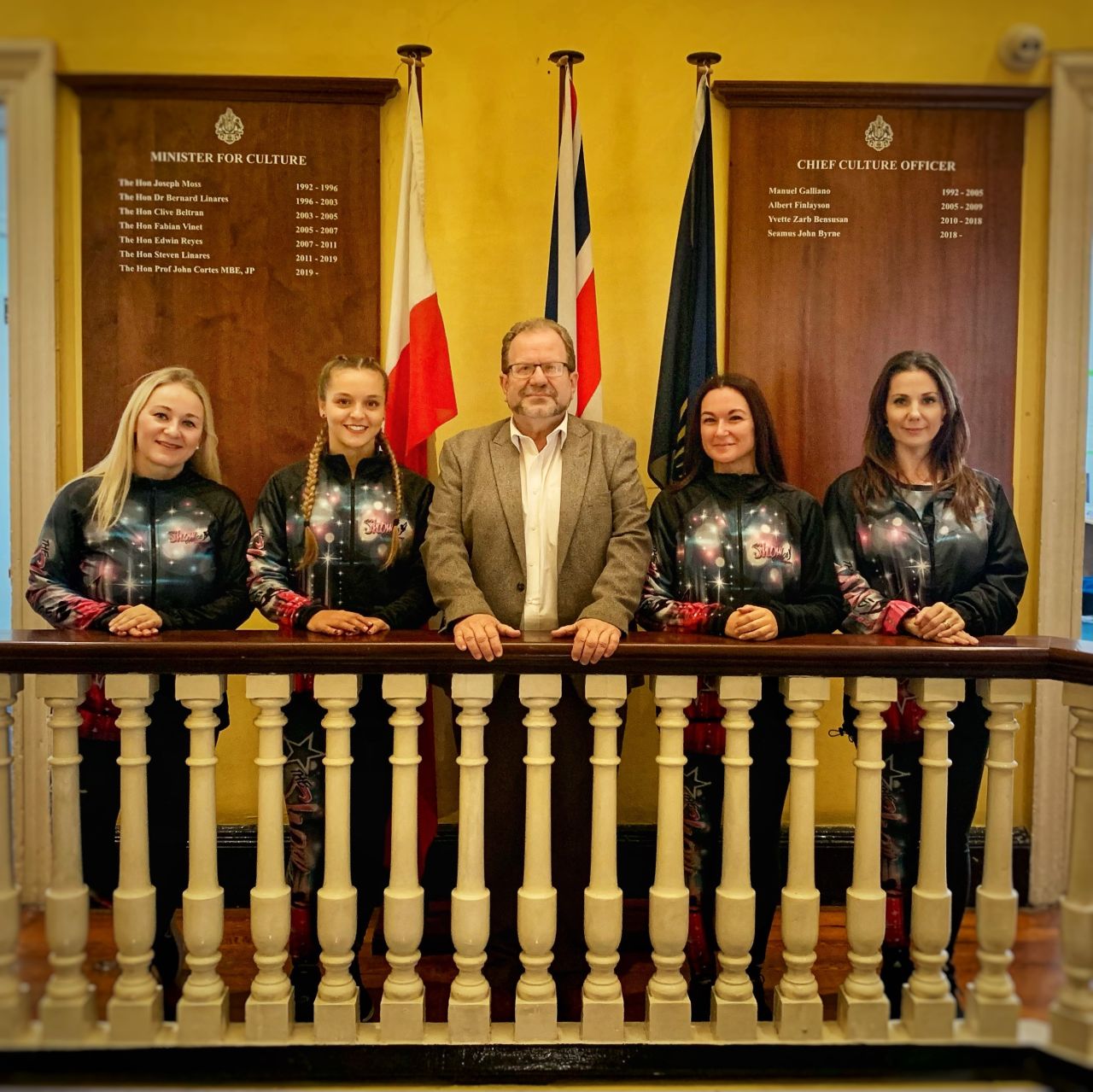 Minister Cortes Congratulates Successful Dancer