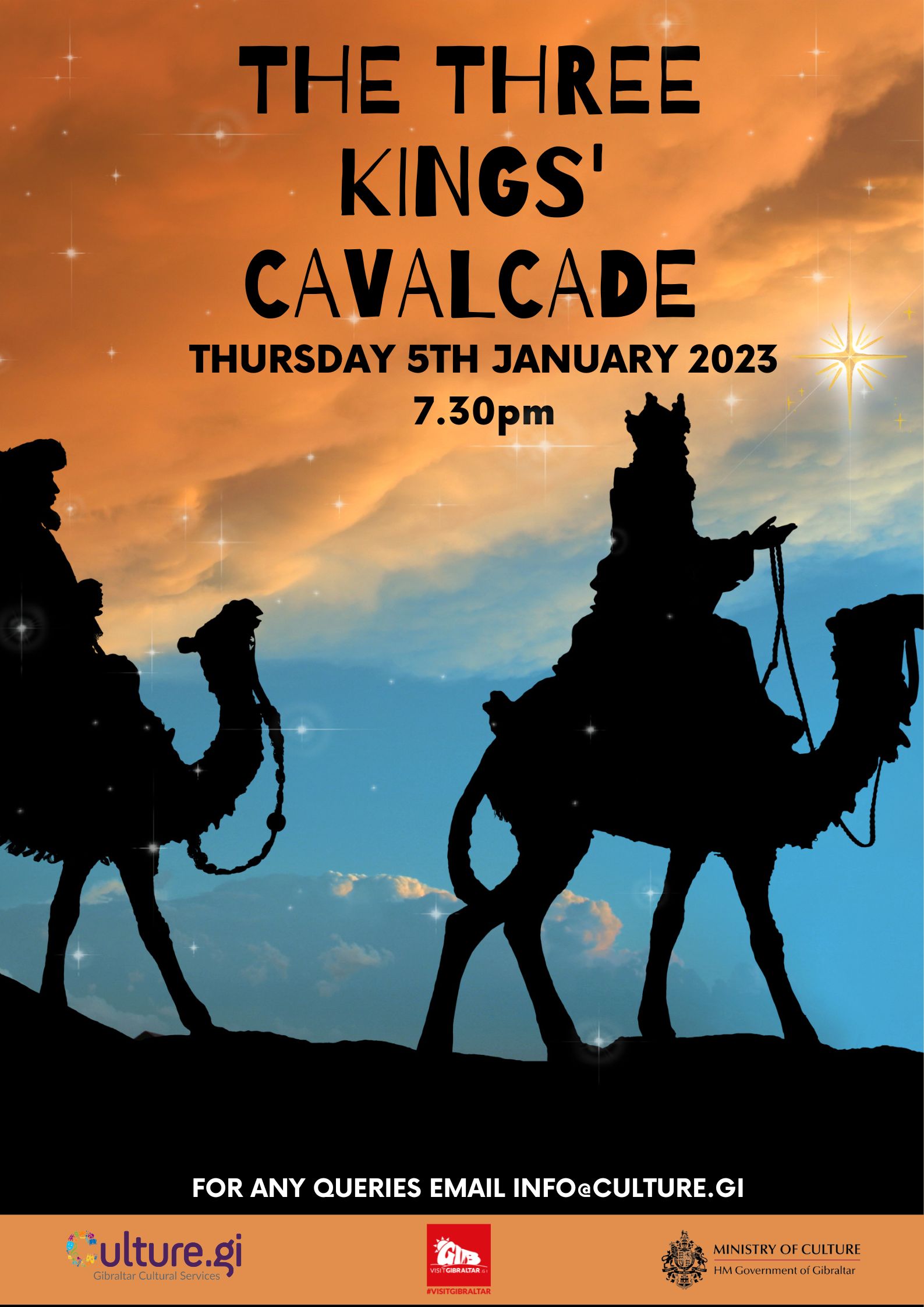 Three Kings’ Cavalcade 2023 Your Gibraltar TV (YGTV)