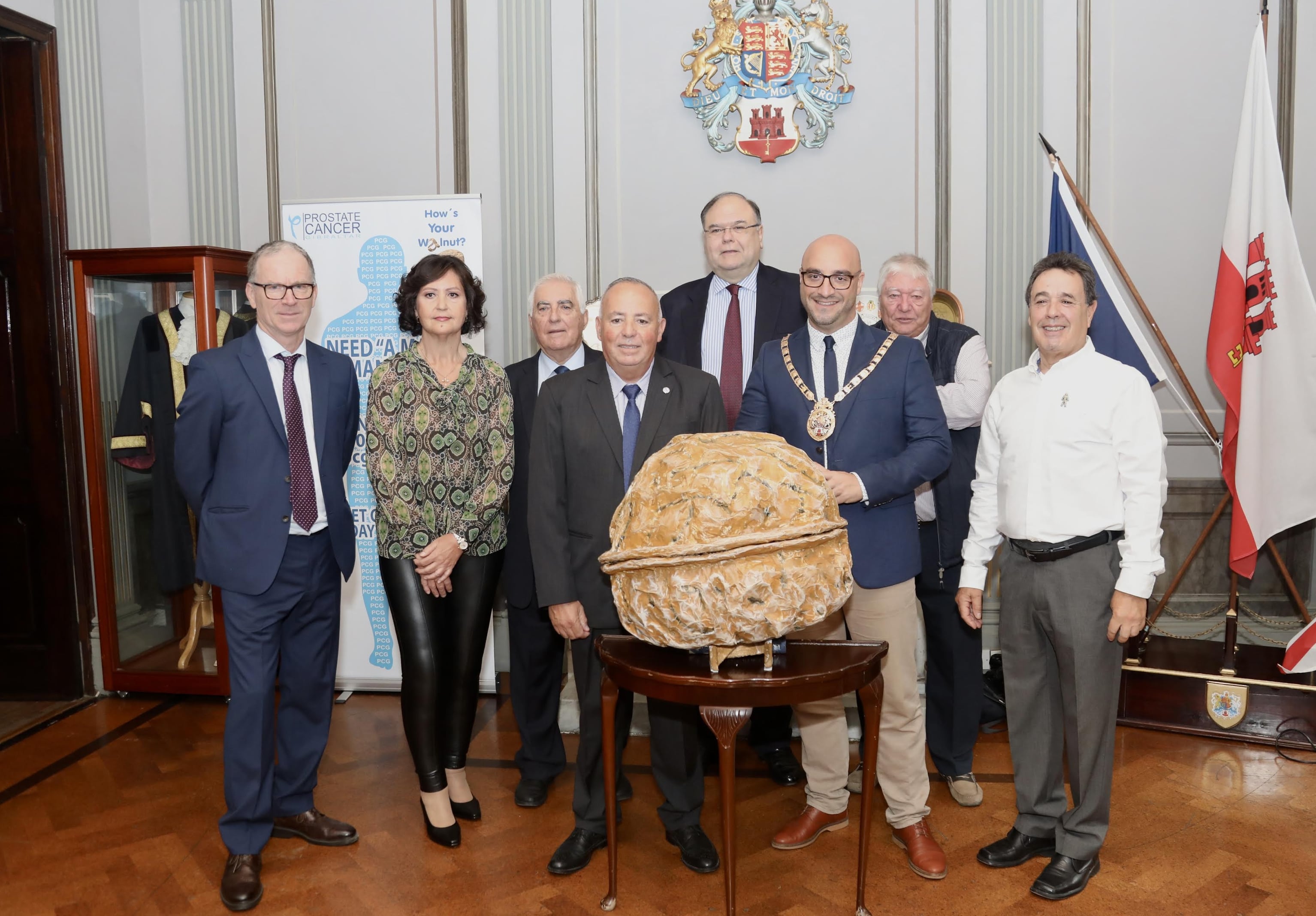 Launch Of November Walnut Campaign Prostate Cancer Gibraltar Your