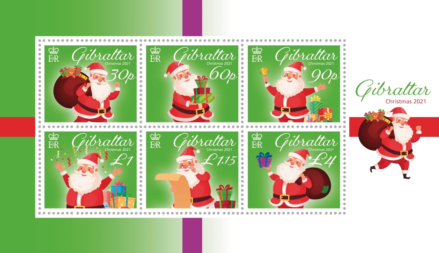 Gibraltar Christmas 2021 Stamps Your Gibraltar TV (YGTV)