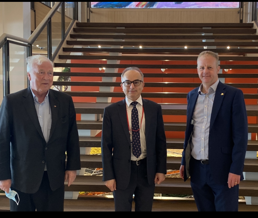 Minister Daryanani Meets With Vice President And Chairman Of Viking