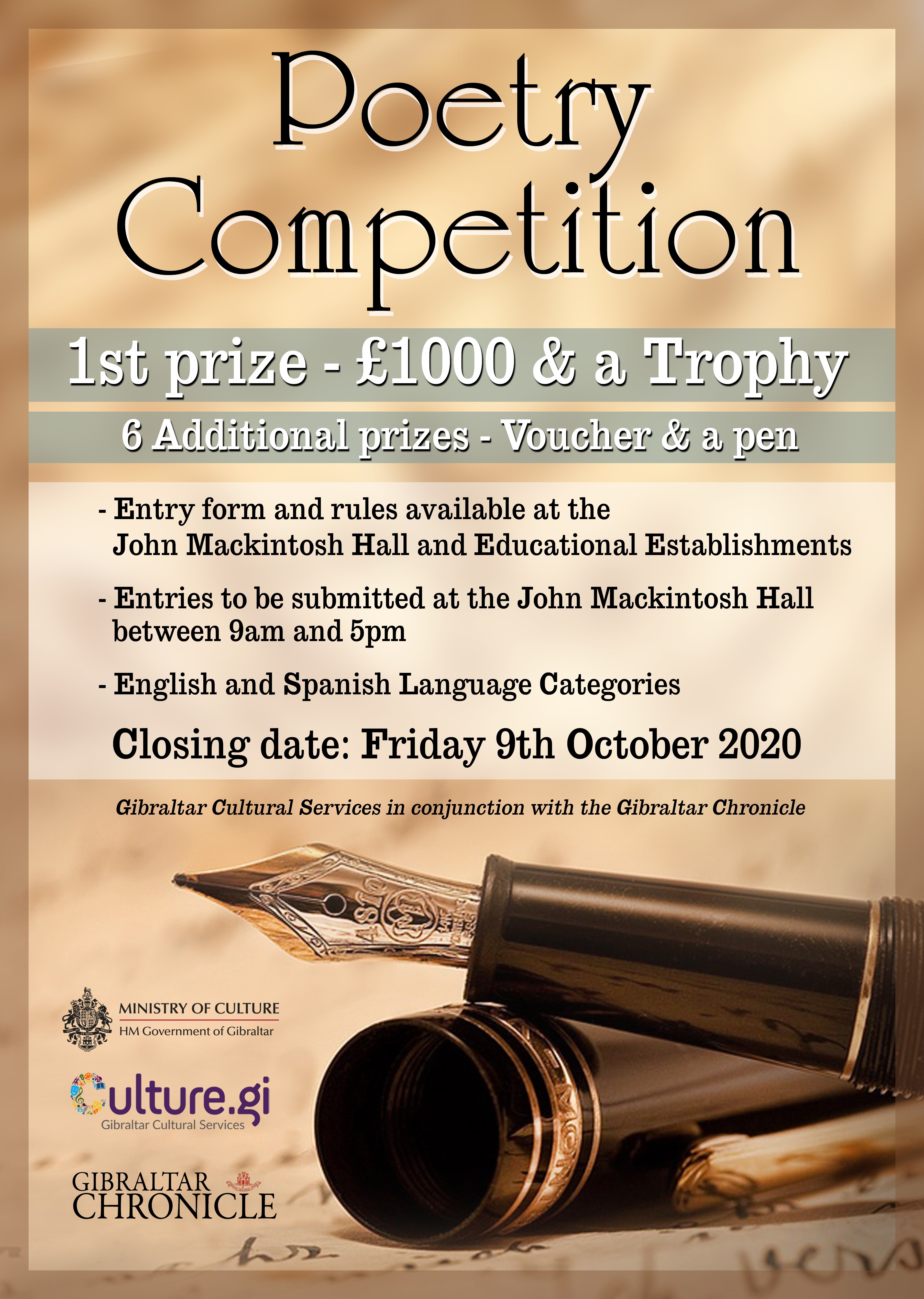 Autumn Poetry Competition 2020 - Your Gibraltar TV (YGTV)