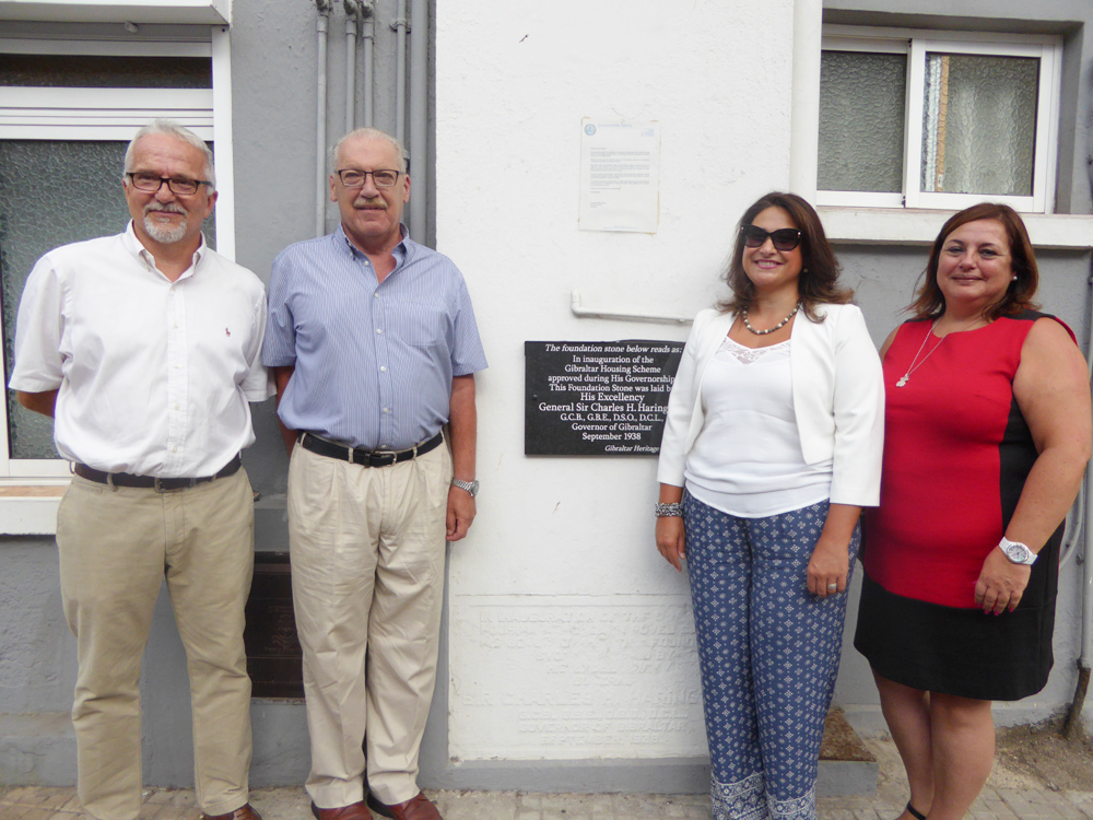 Aug 11 New Plaque Unveiled To Mark Gibraltar’s First Public Housing Your Gibraltar TV (YGTV)