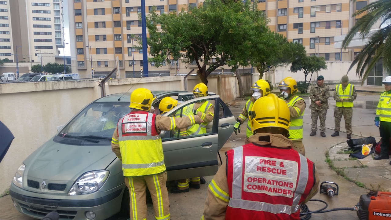Dec 02 Gibraltar's Emergency Services Take Part In GibEx Exercise