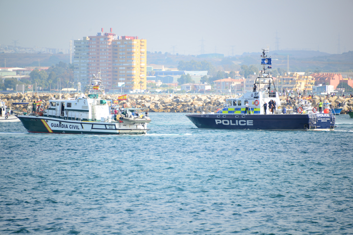 Spanish Fishermen Protest in Gibraltar