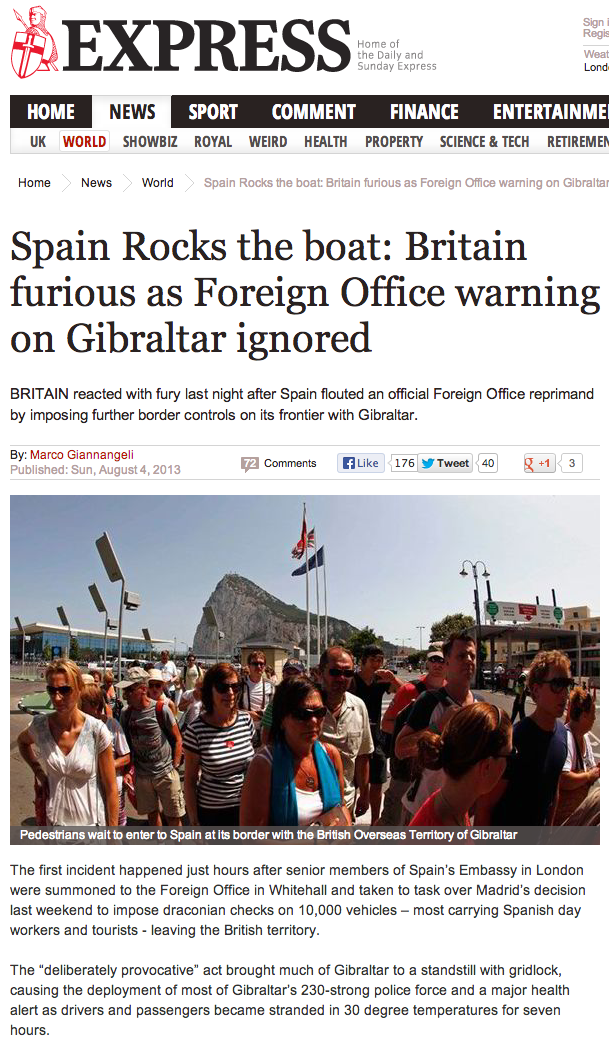 Gibraltar News - The Express Aug 04