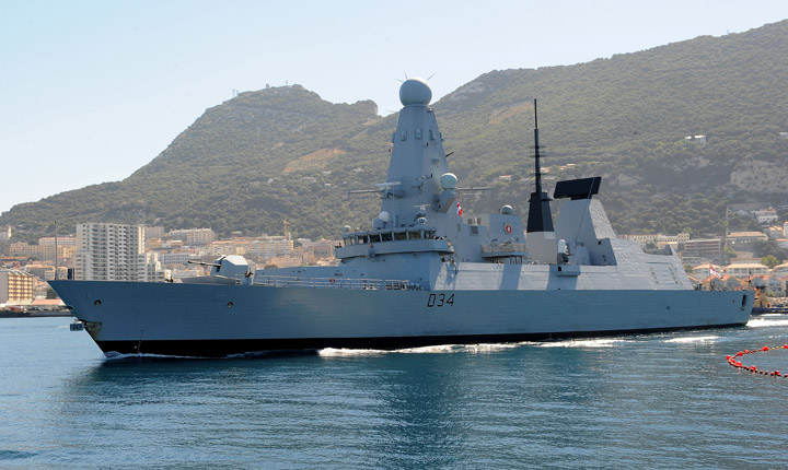 HMS Diamond to visit Gibraltar