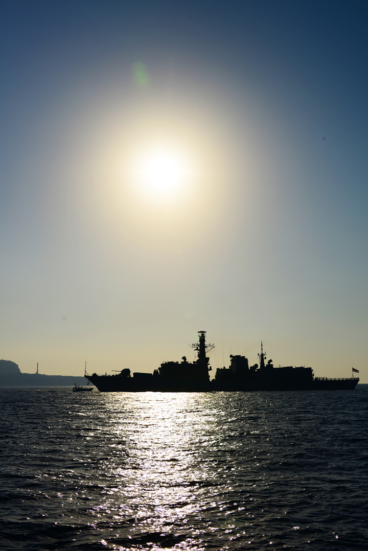 HMS Westminster in Gibraltar