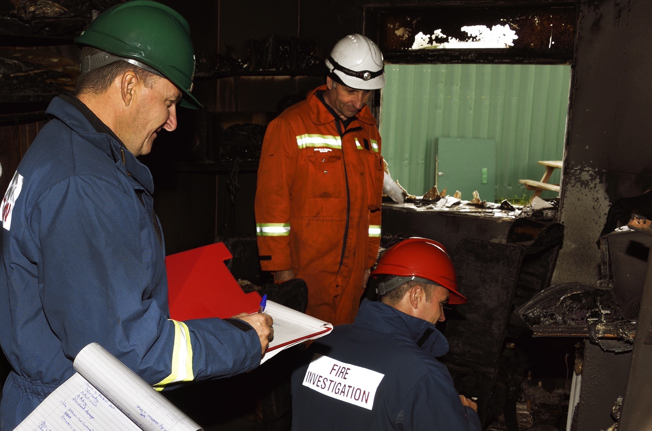 Oct 10 Fire Safety Personnel Attend Fire Investigation Course In The