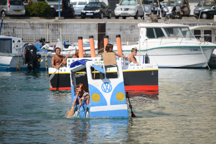 Ocean Village - Card Board Boat Race 2013