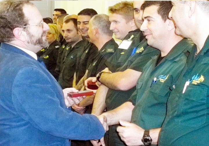 ambulance staff medals