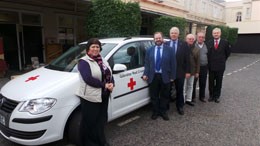minister cortes red cross
