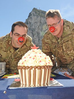 red nose day cake sale